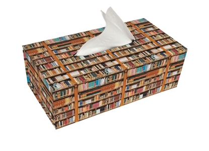 Afbeeldingen van Tissuebox houder Boeken Kloosterbibliotheek