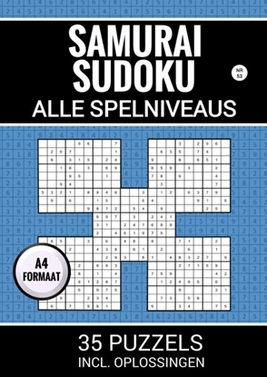 Afbeeldingen van Samurai Sudoku - Alle Spelniveaus - 35 Puzzels Incl. Oplossingen - Nr. 53