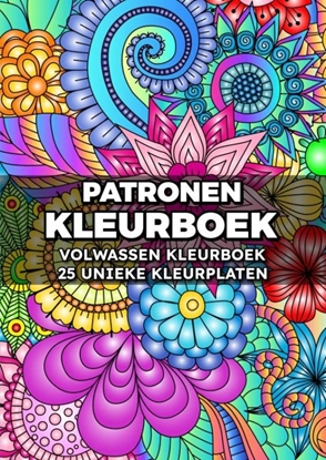 Afbeeldingen van Volwassen Kleurboek: Patronen Kleurboek, 25 Unieke Kleurplaten
