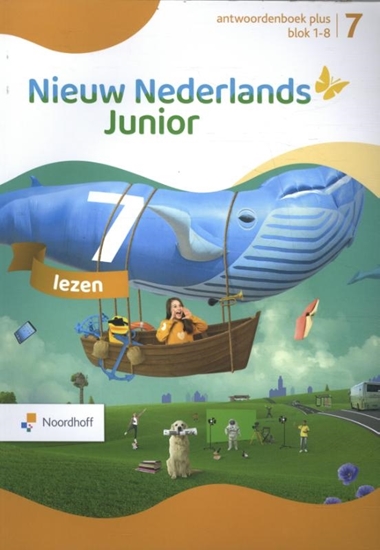 Afbeelding van Nieuw Nederlands Junior Lezen groep 7 Plus Blok 1-8 Antwoorden