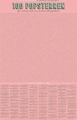 Afbeeldingen van XL-Spelposters 100 popsterren