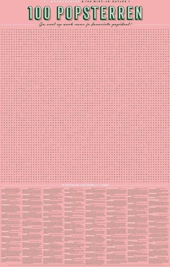 Afbeelding van XL-Spelposters 100 popsterren