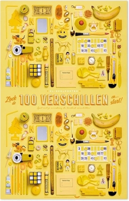 Afbeeldingen van XL-Spelposters 100 Verschillen Geel