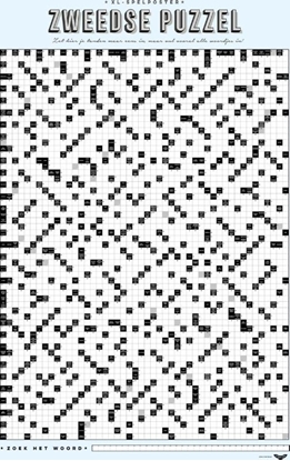 Afbeeldingen van Stratier XL Spelposter - Zweedse puzzel - nr. 2