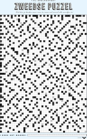 Afbeelding van Stratier XL Spelposter - Zweedse puzzel - nr. 2