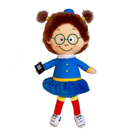 Afbeelding van De Spiekpietjes Spiekpietje Anna (meisje bril bruin piekjeshaar)