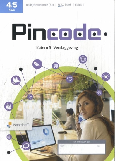 Afbeelding van Pincode Katern 5 verslaggeving 4/5 havo FLEX boek