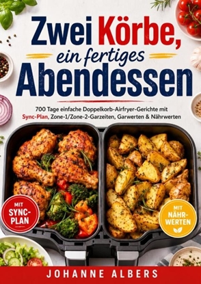 Afbeeldingen van Zwei Körbe, ein fertiges Abendessen