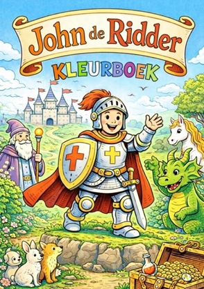 Afbeeldingen van Kleurboek, John de ridder.