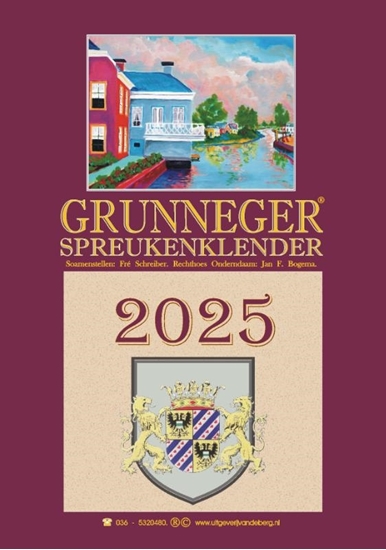 Afbeelding van Grunneger spreukenklender 2025