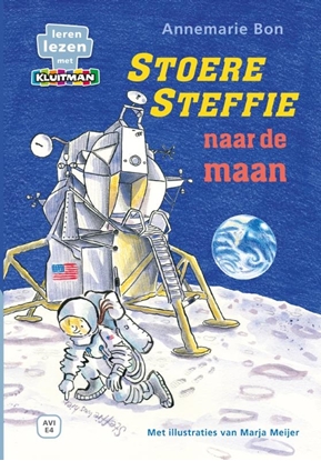 Afbeeldingen van Leren lezen met Kluitman Stoere Steffie naar de maan