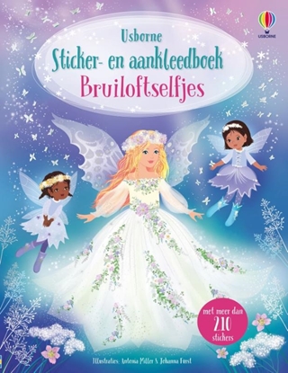 Afbeeldingen van Sticker- en aankleedboek Bruiloftselfjes