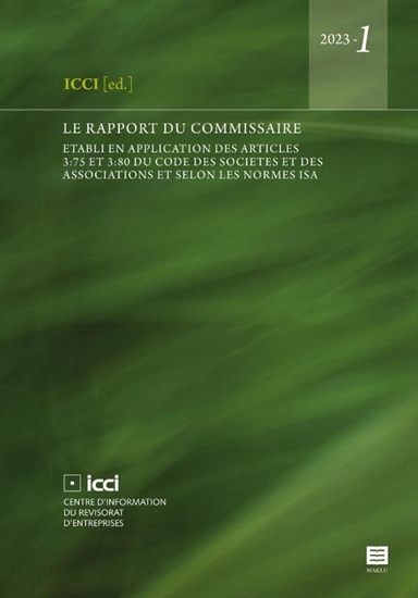 Afbeelding van ICCI Le rapport du commissaire.