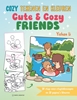 Afbeelding van Cozy tekenen en kleuren Cute & Cozy Friends