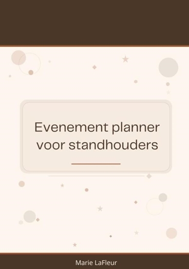 Afbeelding van Evenementplanner voor standhouders
