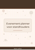 Afbeelding van Evenementplanner voor standhouders