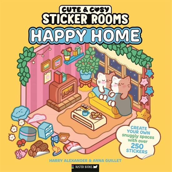 Afbeelding van Cute & Cosy Sticker Rooms: Happy Home