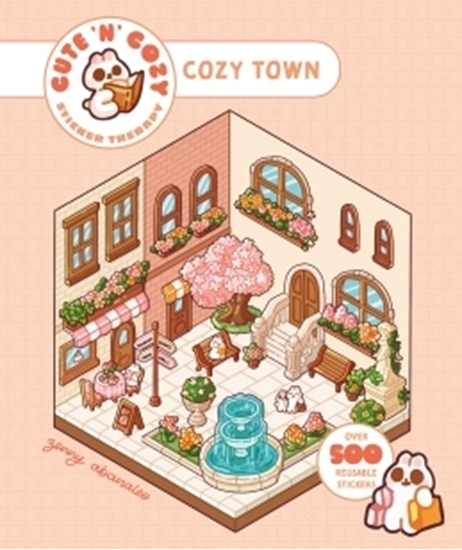 Afbeelding van Cute 'n' Cozy Sticker Therapy Series Cute 'n' Cozy Sticker Therapy: Cozy Town
