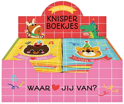 Afbeeldingen van Display Knisperboekjes vol liefde - 2 x 5 exemplaren