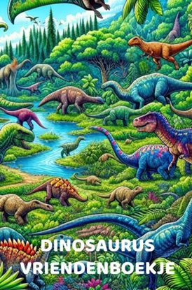 Afbeeldingen van Vriendenboekje Dino Jongens en Meisje