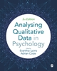 Afbeelding van Analysing Qualitative Data in Psychology