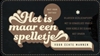 Afbeelding van Het is maar een spelletje - Voor echte mannen