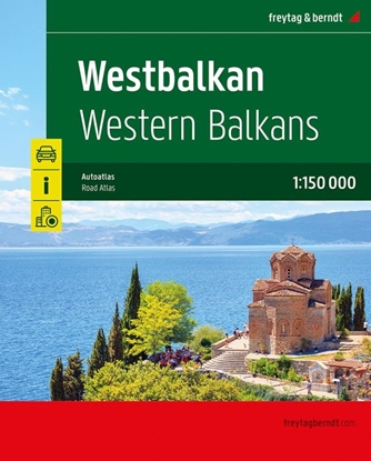 Afbeeldingen van F&B Atlassen West-Balkan Wegenatlas F&B