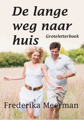 Afbeeldingen van De lange weg naar huis - Groteletterboek