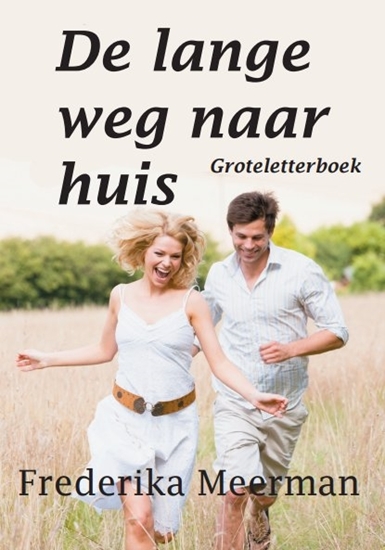 Afbeelding van De lange weg naar huis - Groteletterboek