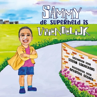 Afbeeldingen van Sammy de superheld is vriendelijk