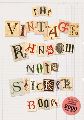 Afbeeldingen van Ransom Note Sticker Book Ye Olde Ransom Note Sticker Book