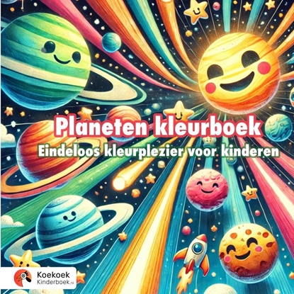 Afbeeldingen van Planeten kleurboek voor kinderen