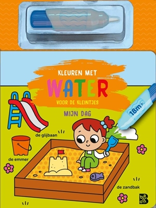 Afbeeldingen van Kleuren met water Kleuren met water voor de kleintjes: Mijn dag