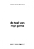 Afbeelding van De taal van mijn gemis