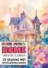 Afbeelding van Omgekeerd Kleurboek - Home Sweet Home - 25 Designs met Interieurafbeeldingen