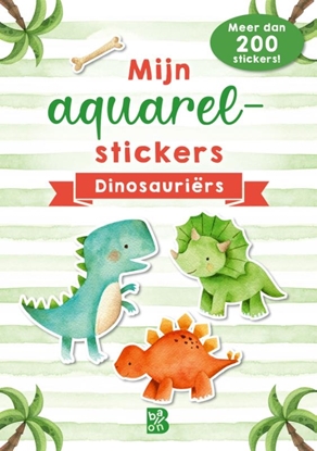 Afbeeldingen van Mijn aquarelstickers dinosauriërs