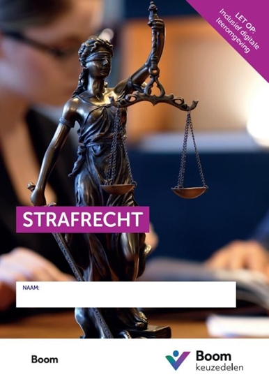 Afbeelding van Keuzedeel Strafrecht versie 2025 | combipakket