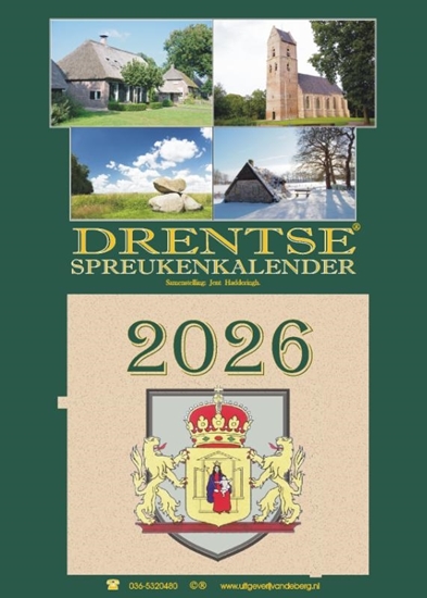 Afbeelding van Drentse spreukenkalender 2026