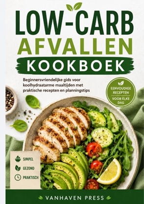 Afbeeldingen van LOW-CARB AFVALLEN K O O K B O E K