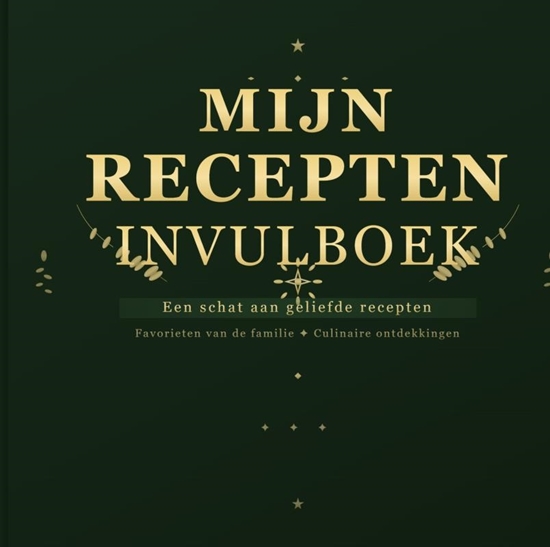 Afbeelding van Receptenboek Invulboek - Recepten Verzamelboek - Mijn Receptennotitieboek