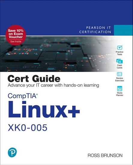Afbeelding van Certification Guide CompTIA Linux+ XK0-005 Cert Guide