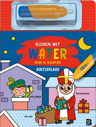 Afbeeldingen van Kleuren met water voor de kleintjes: Sinterklaas