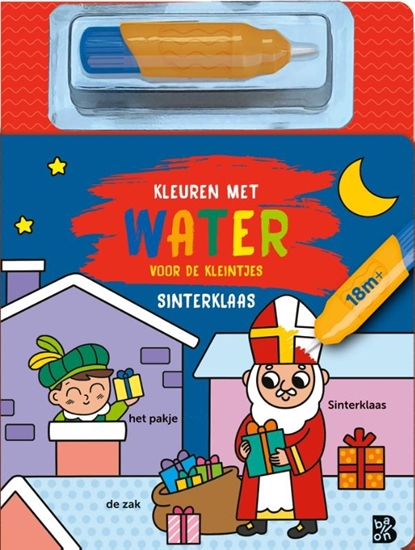 Afbeelding van Kleuren met water voor de kleintjes: Sinterklaas