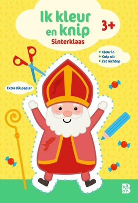 Afbeeldingen van Sinterklaas Ik kleur en knip: Sinterklaas 3+
