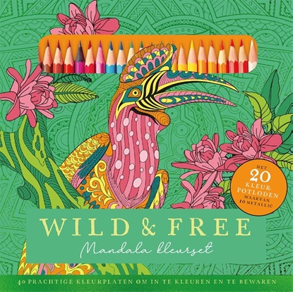 Afbeeldingen van Wild & free Mandala kleurset