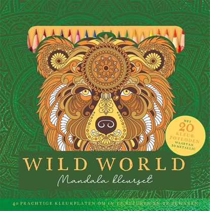Afbeeldingen van Wild world Mandala kleurset