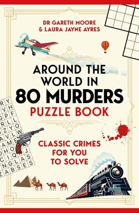 Afbeeldingen van Around the World in 80 Murders Puzzle Book