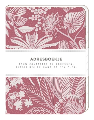 Afbeeldingen van Adresboekje - Tropical Pink