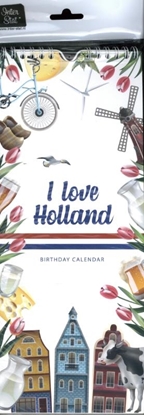 Afbeeldingen van Verjaardagskalender - I love Holland - Los