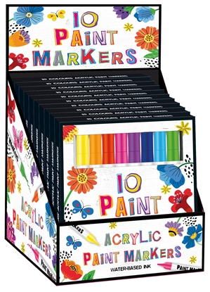 Afbeeldingen van Display 10 x 10 Paint Markers Box
